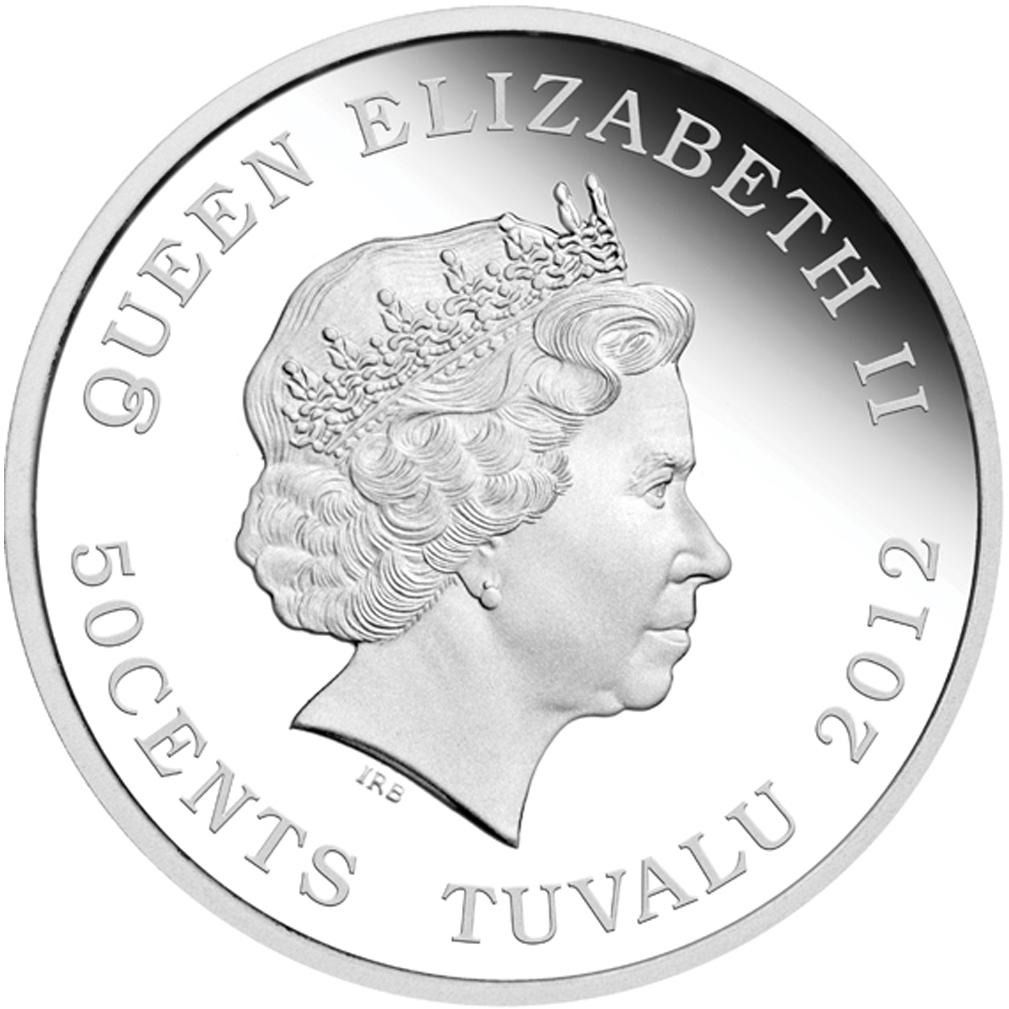 2012 Tuvalu Forever Love Koala 1/2oz .999 Silver Proof Coin