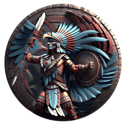 Aztec Shadows 2nd in Series God of War Colorized Round Presale