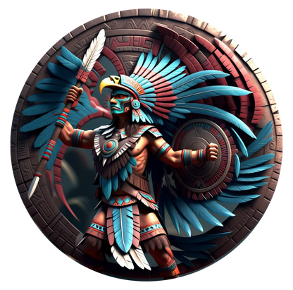 Aztec Shadows 2nd in Series God of War Colorized Round Presale