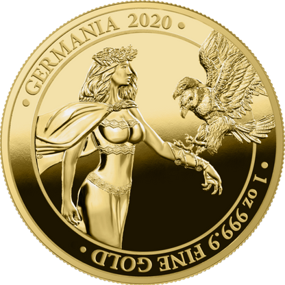 Germania 2020 100 Mark  Germania 1 oz 999.9 Gold Proof Coin