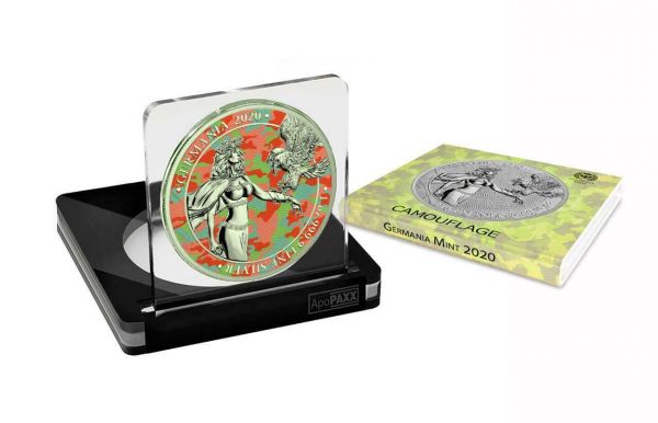 Germania 2020 5 Mark Camouflage Edition - Apennines 1 Oz Silver Coin