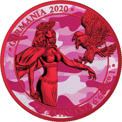Germania 2020 5 Mark Camouflage Edition - Isabella 1 Oz Silver Coin