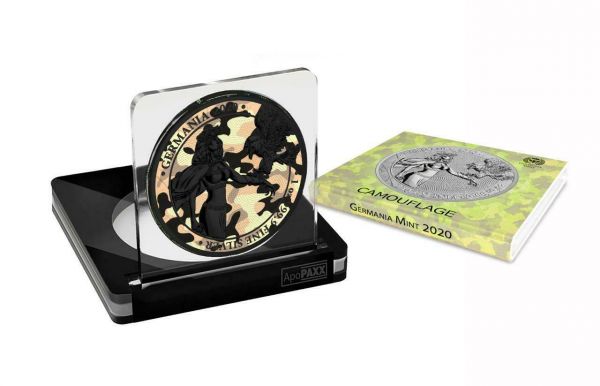 Germania 2020 5 Mark Camouflage Edition - North Africa 1 Oz Silver Coin