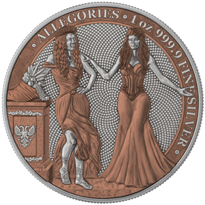 2020 Germainia- The Allegories Italia & Germania- Copper 1oz