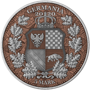 2020 Germainia- The Allegories Italia & Germania- Copper 1oz