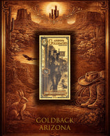 Goldback Themed Display Arizona 5 Gb - Captain’s Chest Bullion