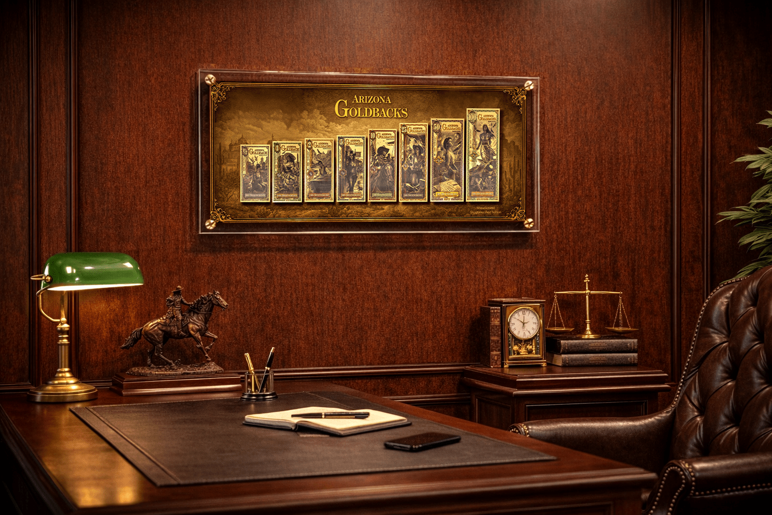 Goldback Themed Display Florida 2 Gb - Captain’s Chest Bullion