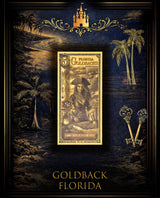 Goldback Themed Display Florida 5 Gb - Captain’s Chest Bullion