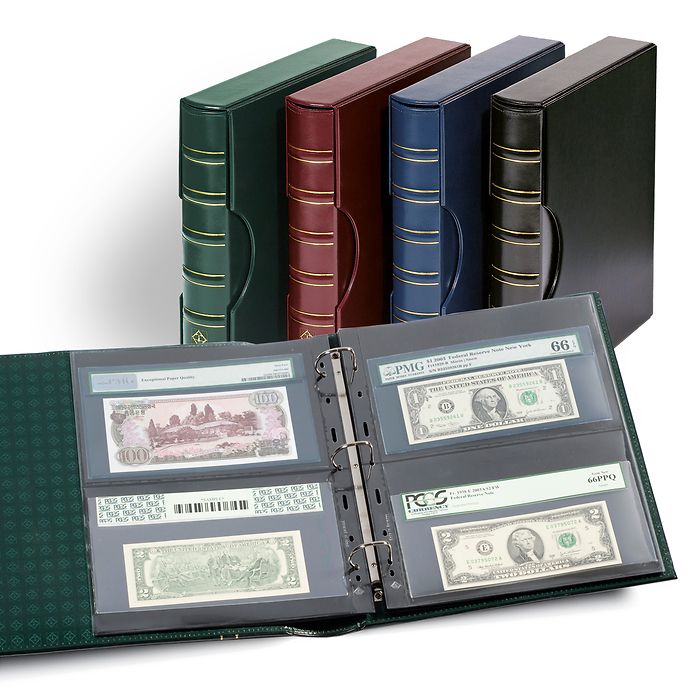 GRANDE Classic Graded Currency Album Sets with Grande Pages, incl. Slipcase