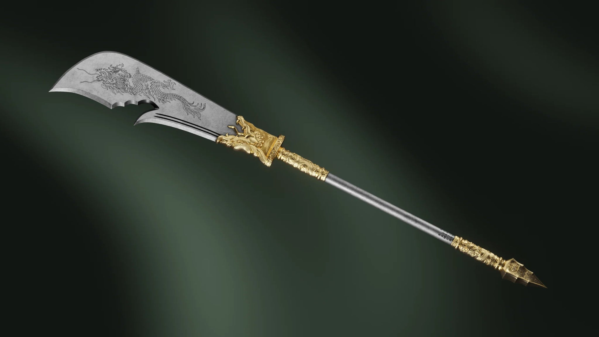 Guan Yu's Green Dragon Crescent Blade 2 oz Pure Silver Coin - Captain’s Chest Bullion