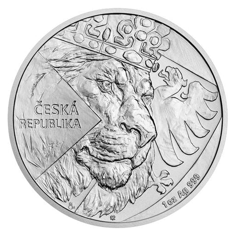 2024 Niue Czech Lion BU 1 oz Silver Coin