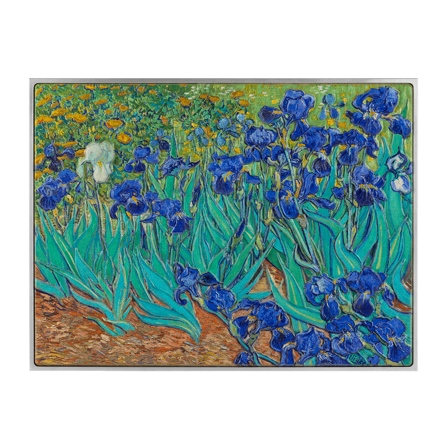 Irises 1889 by Vincent Van Gogh 2.5 oz Silver Coin - Captain’s Chest Bullion