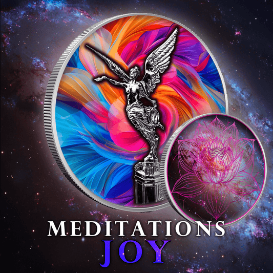 2023 Mexico Libertad Colorized Meditation Journeys "Joy" 1oz .999 Silver Coin