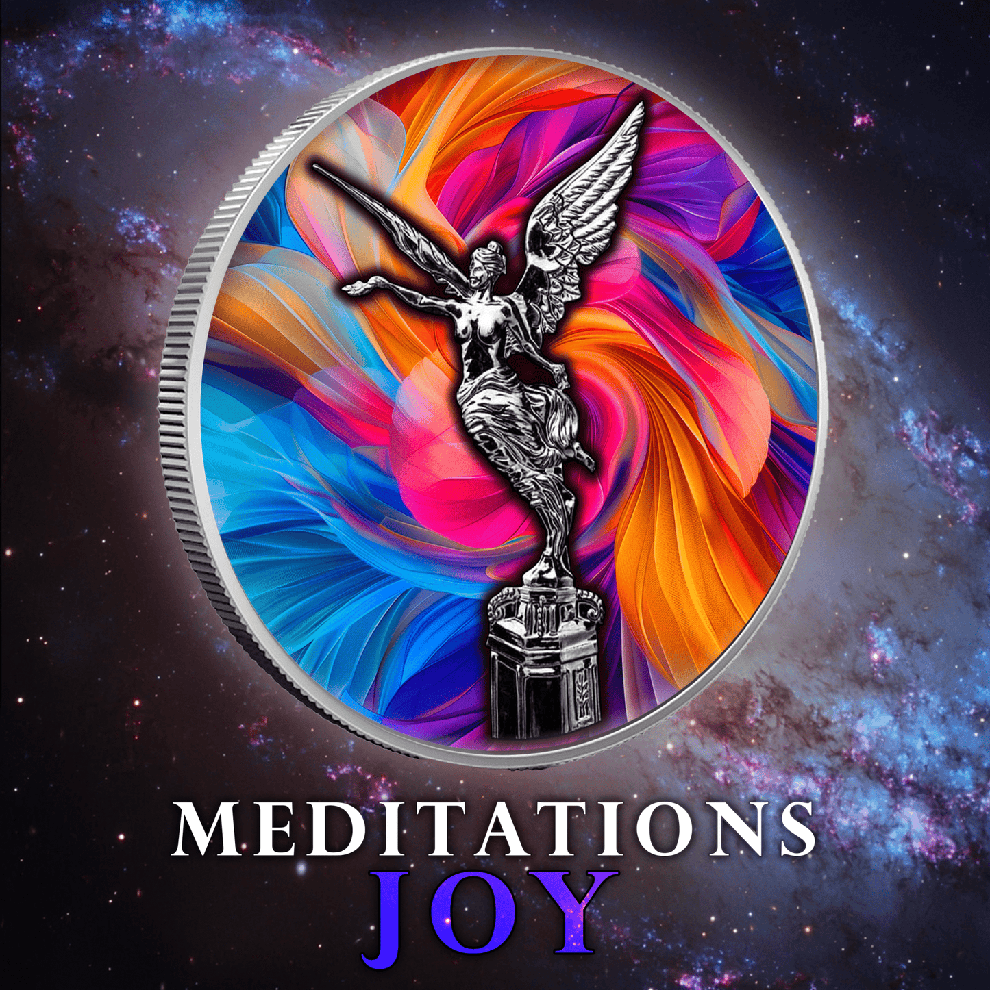 2023 Mexico Libertad Colorized Meditation Journeys "Joy" 1oz .999 Silver Coin