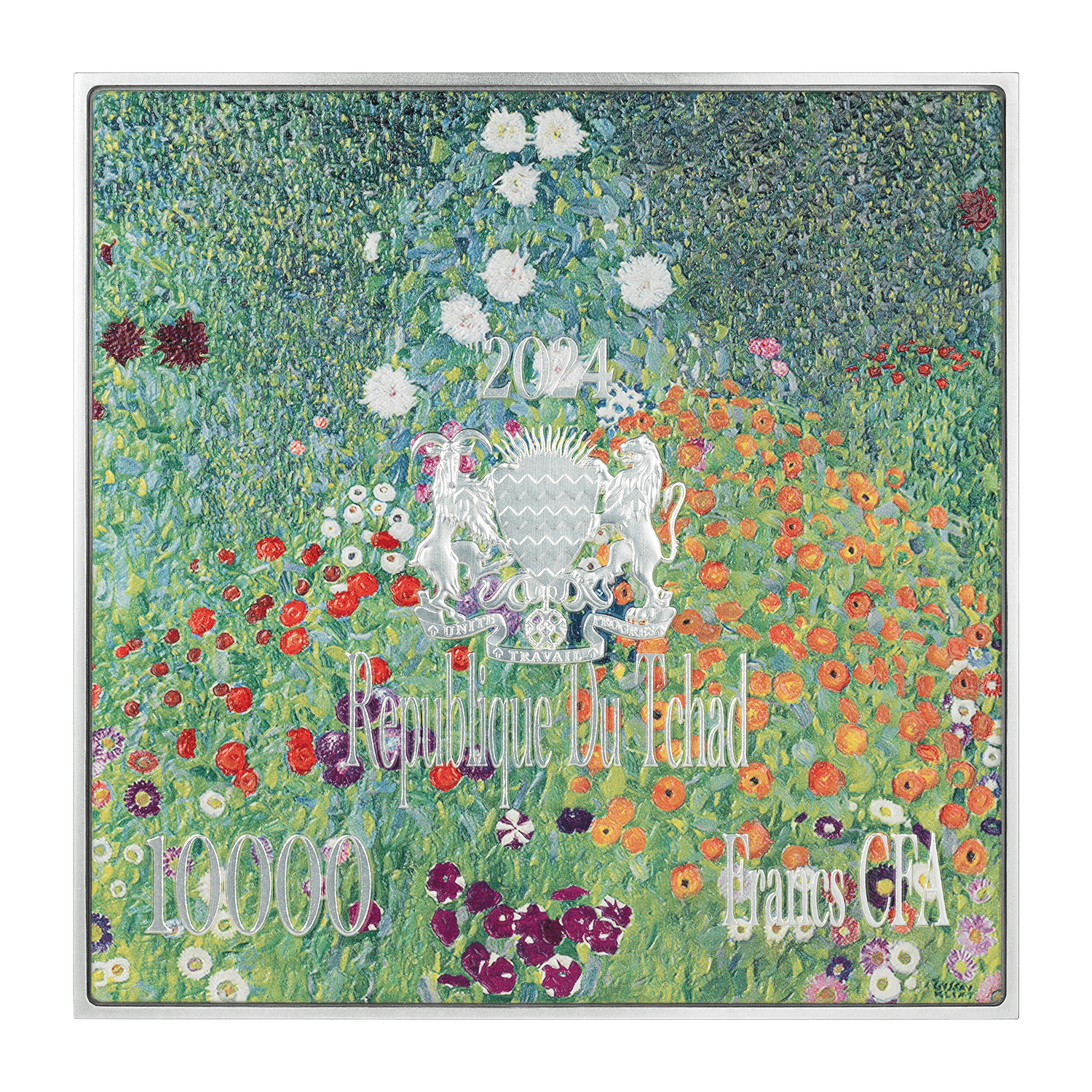 Lady with Fan by Gustav Klimt 1917 2.5 oz Silver Coin – Antiqued Finish - Captain’s Chest Bullion