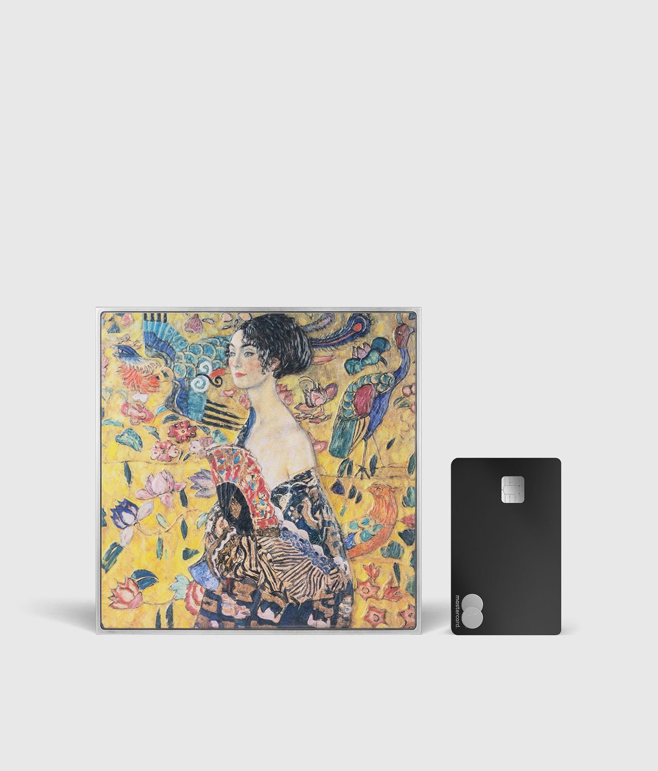 Lady with Fan by Gustav Klimt 1917 2.5 oz Silver Coin – Antiqued Finish - Captain’s Chest Bullion