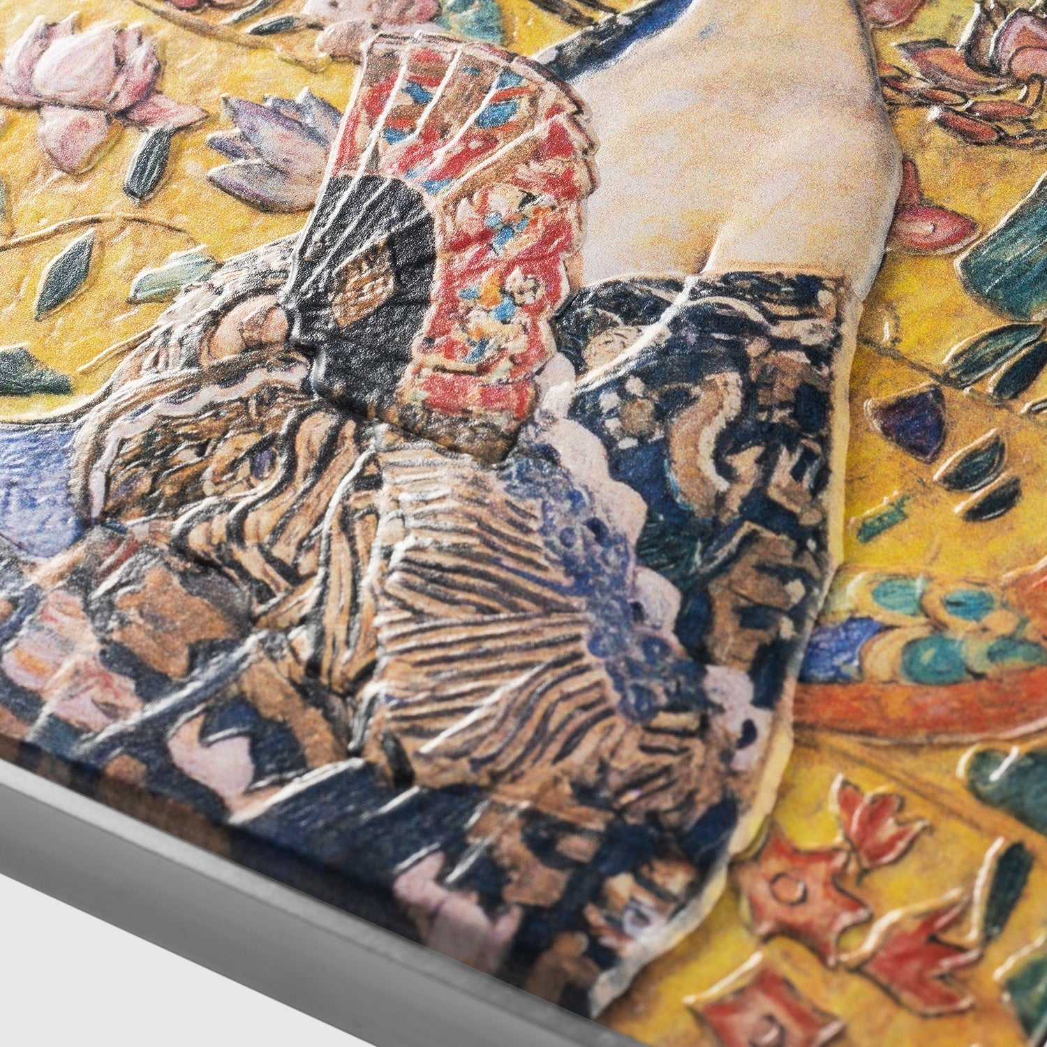 Lady with Fan by Gustav Klimt 1917 2.5 oz Silver Coin – Antiqued Finish - Captain’s Chest Bullion