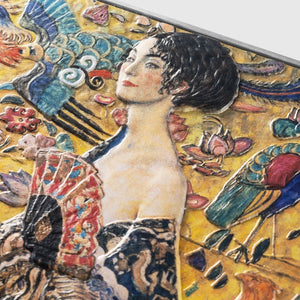 Lady with Fan by Gustav Klimt 1917 2.5 oz Silver Coin – Antiqued Finish - Captain’s Chest Bullion