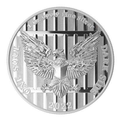 Dark Side 2022 One Soul THE LIBERATOR 1 Oz 999.9 Fine Silver BU