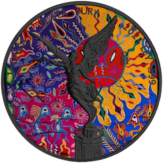 Mexican Libertad 2021 Huichol Art №1 1 Oz silver