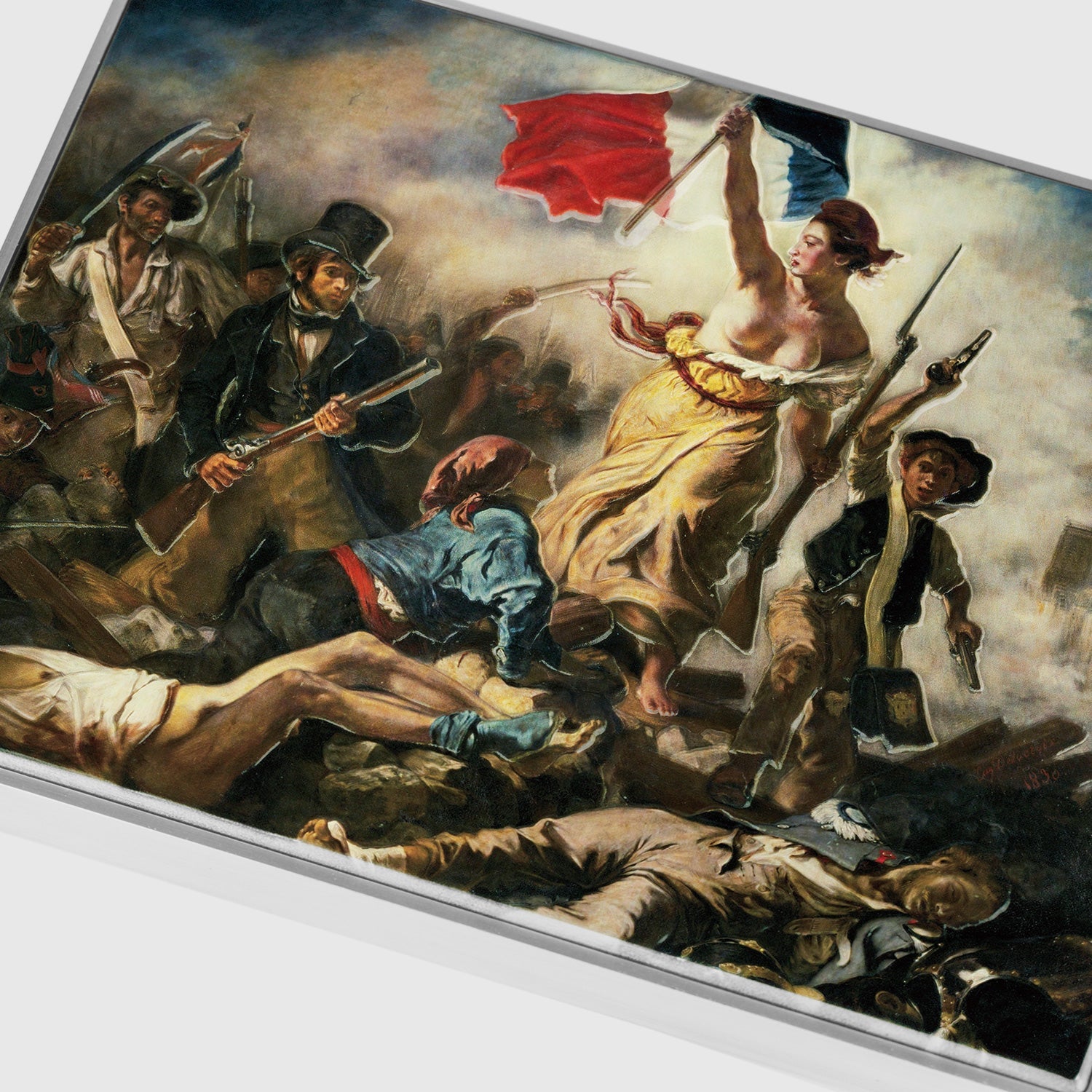 Liberty Leading the People 1830 by Eugene Delacroix 2.5 oz Silver Coin - Captain’s Chest Bullion