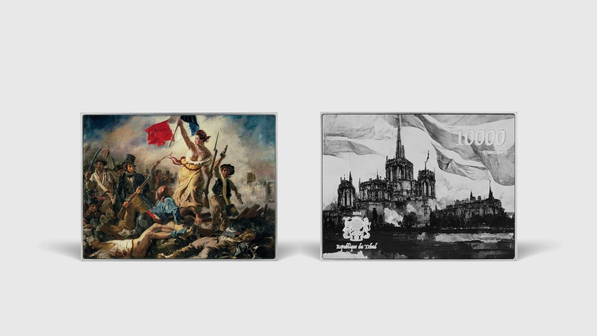 Liberty Leading the People 1830 by Eugene Delacroix 2.5 oz Silver Coin - Captain’s Chest Bullion