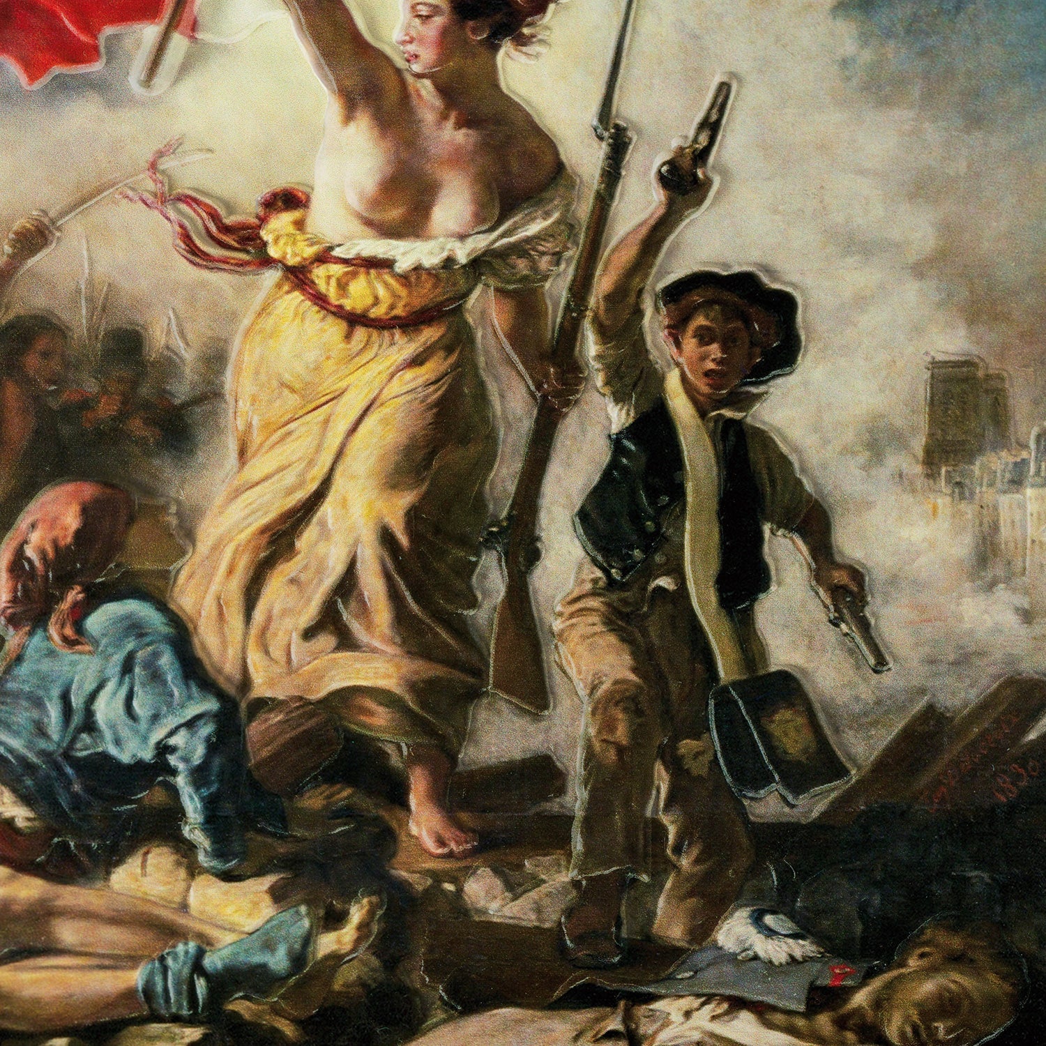 Liberty Leading the People 1830 by Eugene Delacroix 2.5 oz Silver Coin - Captain’s Chest Bullion