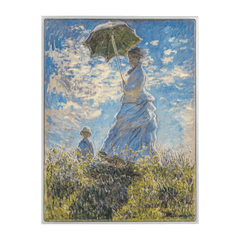 Madame Monet and Her Son 1875 by Claude Monet 2.5 oz Silver Coin