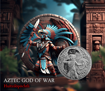 Aztec Shadows 2nd in Series God of War Colorized Round Presale