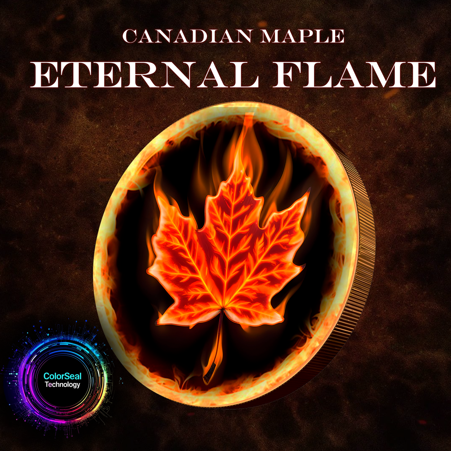 2024 Canada Maple 1oz .9999 Silver Coin "The Eternal Flame" Presale