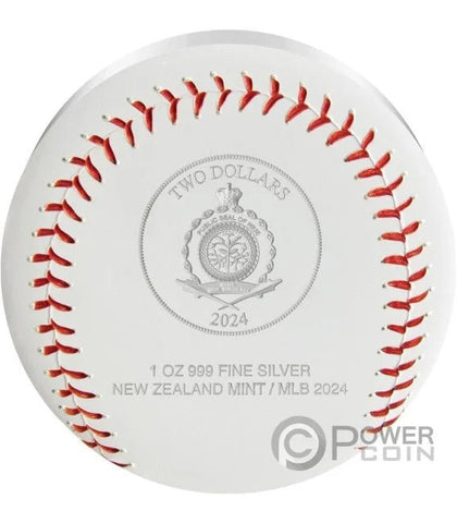 2024 Major League Baseball 1oz .999 Silver Coin