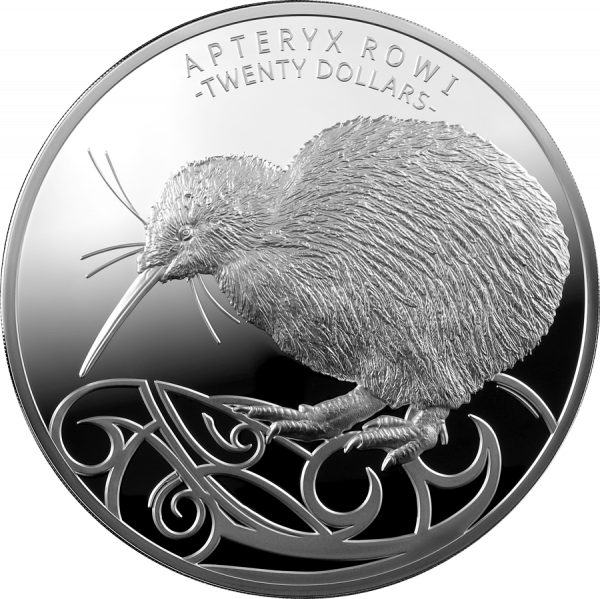 New Zealand 2020 20usd  Brown Kiwi Kilo  1 kg 999 Silver Coin