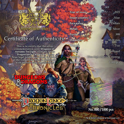 2023 Dragonlance Chronicles: Dragon of Autumn Twilight