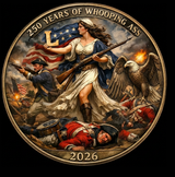 2026 250 Years of Whooping A** 1oz AVDP .999 Fine Copper