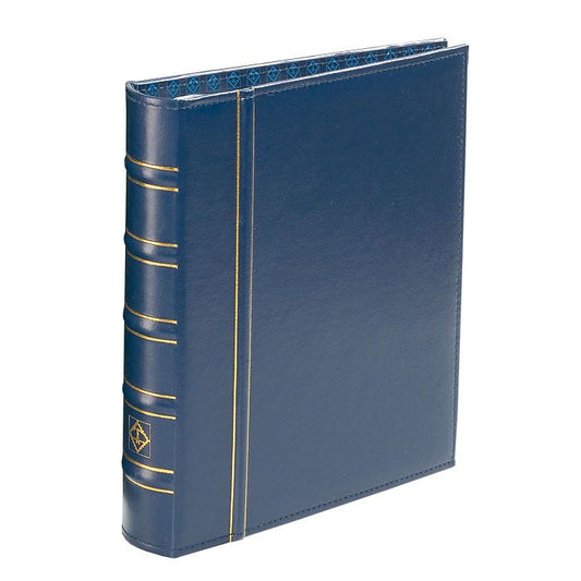OPTIMA-Classic Album with 10 Clear Pockets for Coin Holders, blue