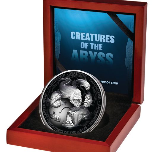 2024 Niue Creatures of the Abyss 5 oz Silver Coin