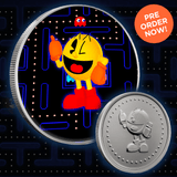 Pac - Man 1oz .999 Silver Game Token Medal Colorized Limited Release Presale - Captain’s Chest Bullion