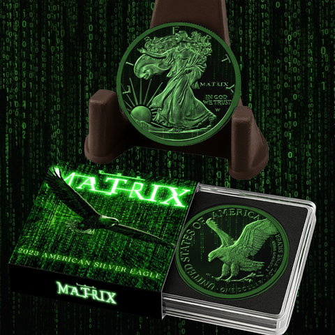 2024 Silver Eagle Matrix Edition Colorized 1oz .999 Silver Coin