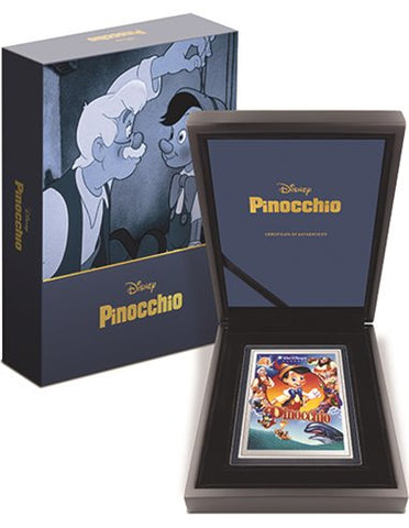 2024 Agoro Niue Disney Pinocchio 5oz $10 .999 Silver Coin