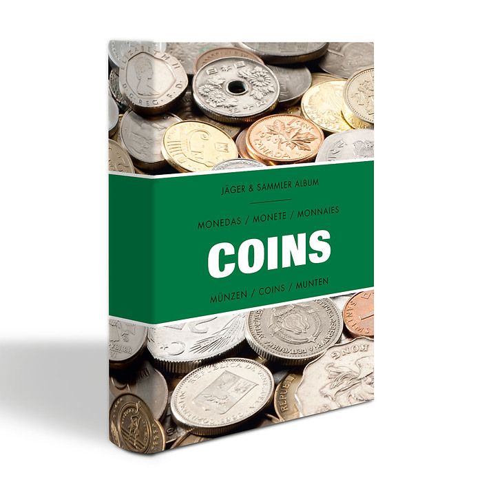 Pocket album COINS with sliding inserts for 48 coins.