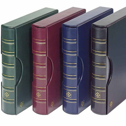 Ring Binder GRANDE with10 sheets for 200 coins, 50x50 mm, incl. slipcase