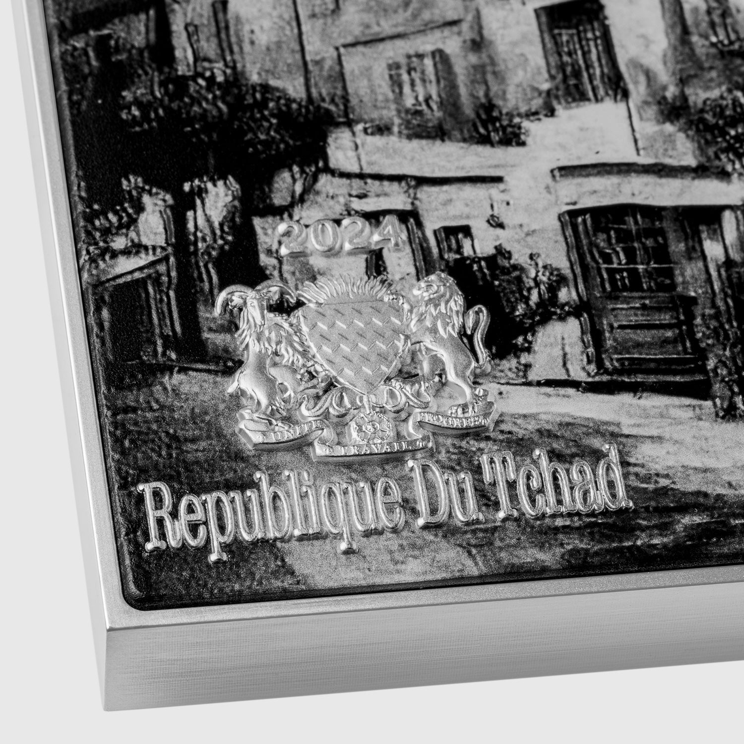 Road with Cypresses and Stars 1890 2.5 oz Silver Coin – Antiqued Finish - Captain’s Chest Bullion