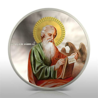 Niue 2011 2usd  Orthodox Shrines  The Evangelists 4 by 1 Oz Silver Proof Coin Set