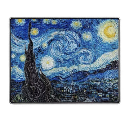 The Starry Night Van Gogh Copper and Silver 14oz Coin .999 Silver 1oz.