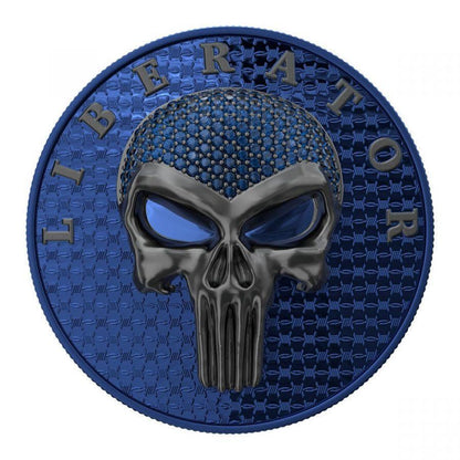 2021 Dark Side One Soul "THE LIBERATOR" Dark Blue 1 Oz 999.9 Silver Proof Coin