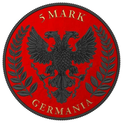 Germania 2019 5 Mark GERMANIA Iron Cross 1 Oz Silver Coin