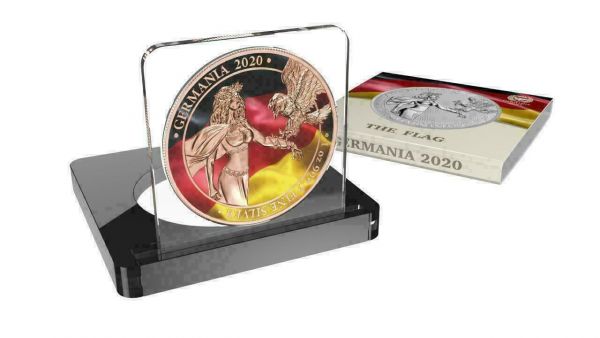 Germania 2020 5 Mark Germania - The Flags - 1 Oz Silver Coin