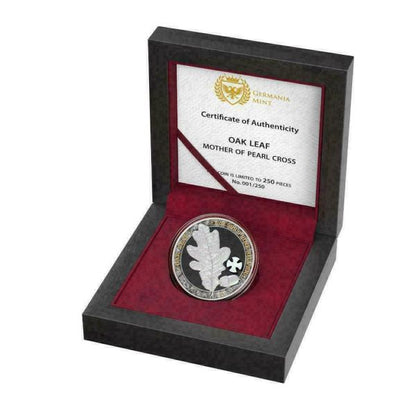 Germania 2019 5 Mark OAK LEAF Pearl Cross 1 Oz Silver Coin