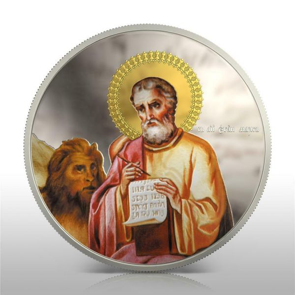 Niue 2011 2usd  Orthodox Shrines  The Evangelists 4 by 1 Oz Silver Proof Coin Set