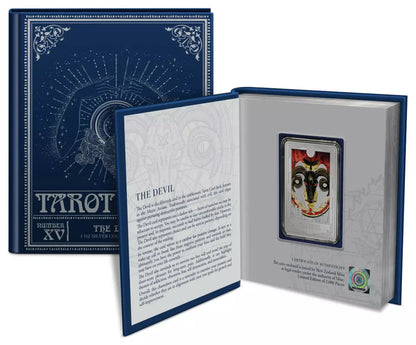 2024 Niue Tarot Card XV. The Devil 1 oz Silver Colorized Proof Coin